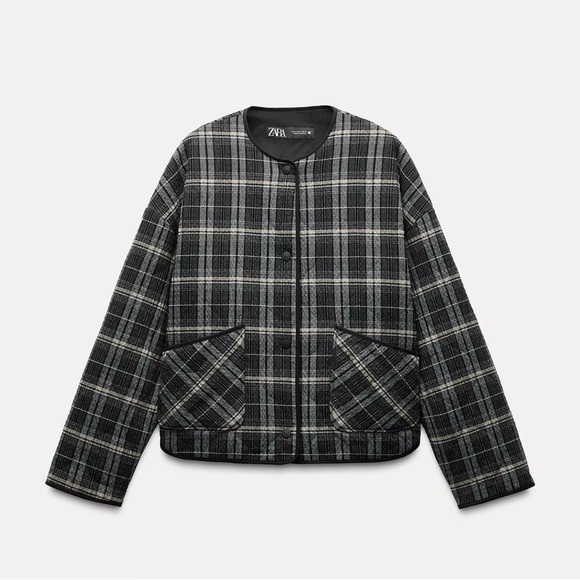 Plaid jacket zara - Picture 2 of 5